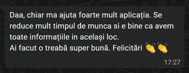 Captură de la Operator, IGN Service: Aplicația internă de lucrări și clienți