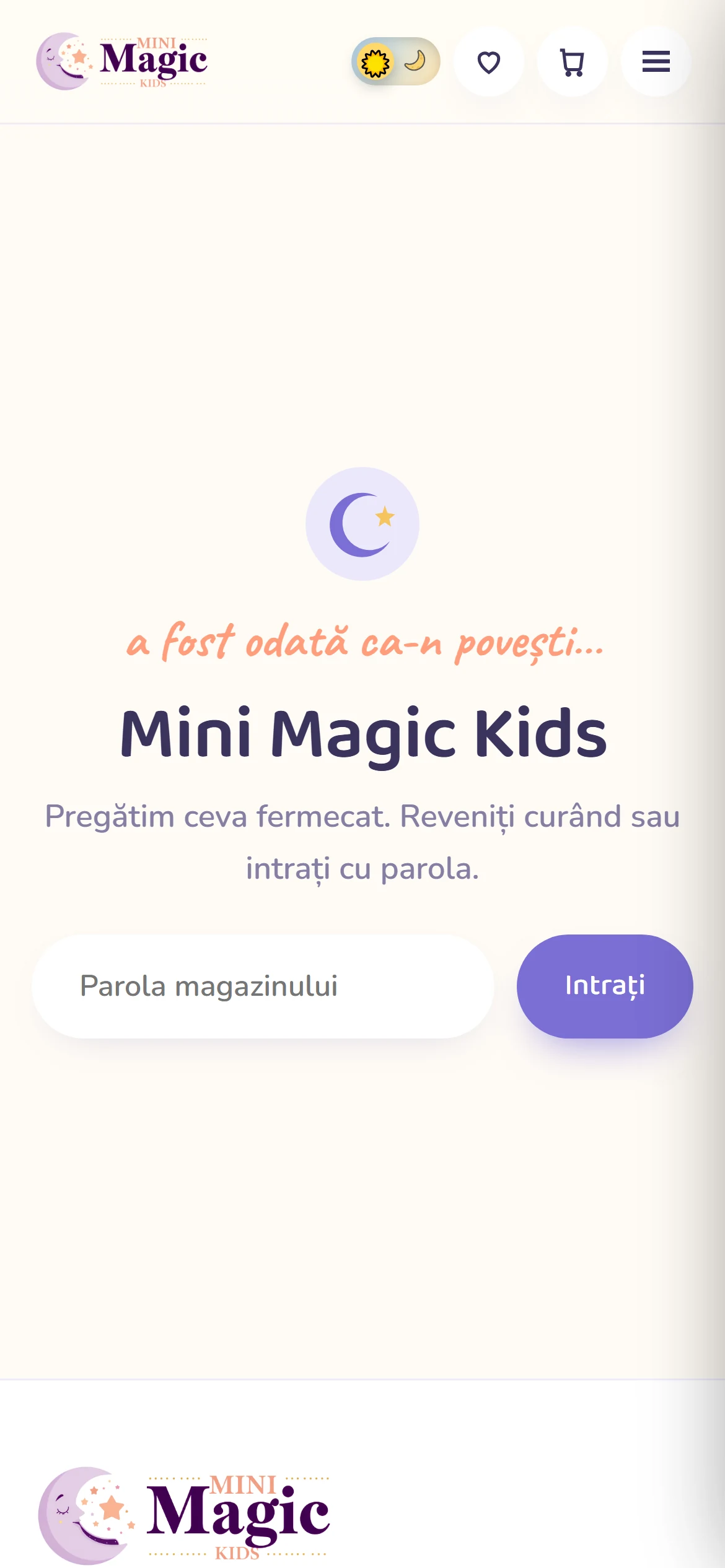 Mini Magic Kids pe telefon