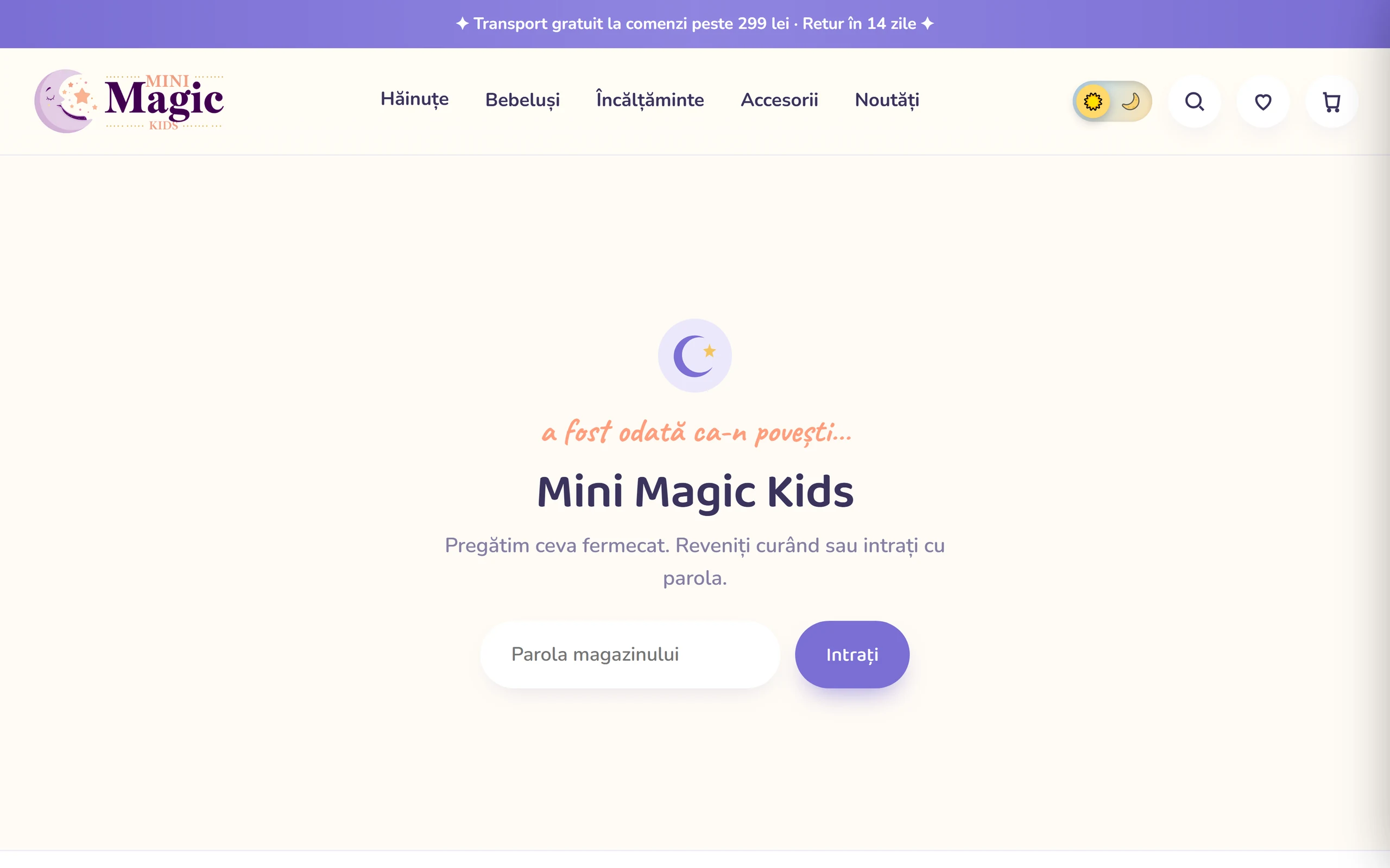 Mini Magic Kids, Shopify